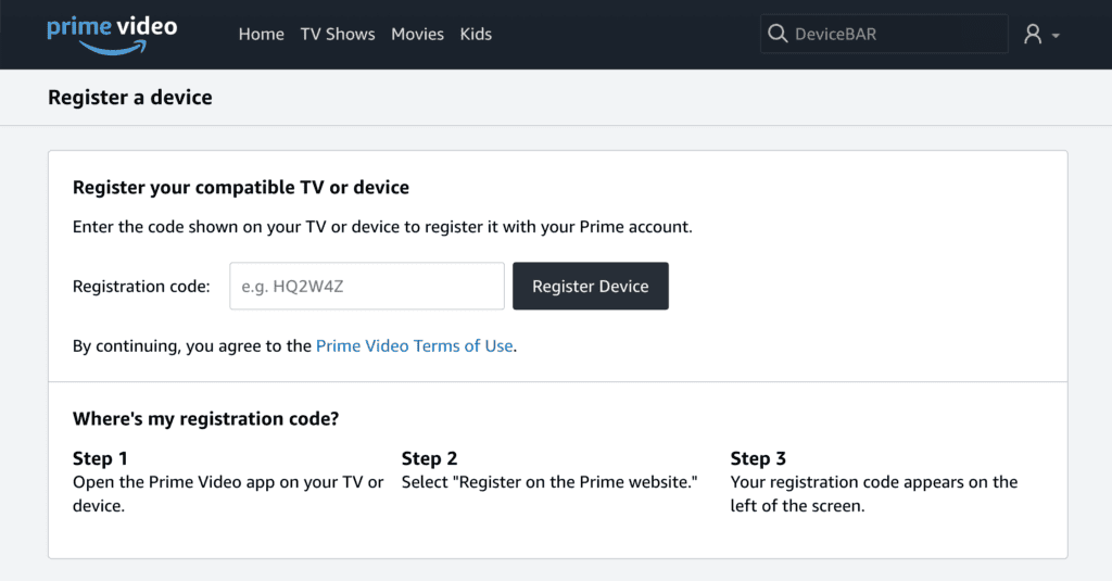 Installation Process Of Amazon Prime